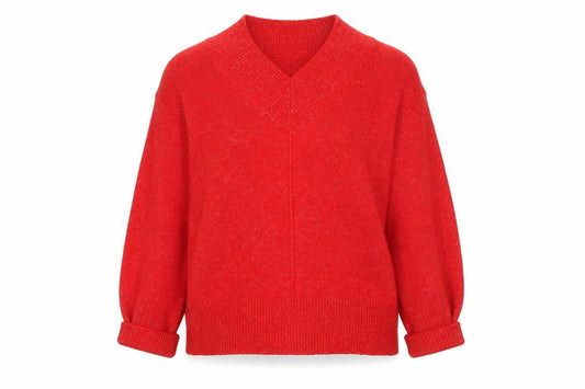 Womens UK Size XS Dunnes Stores Red Pullover Jumper