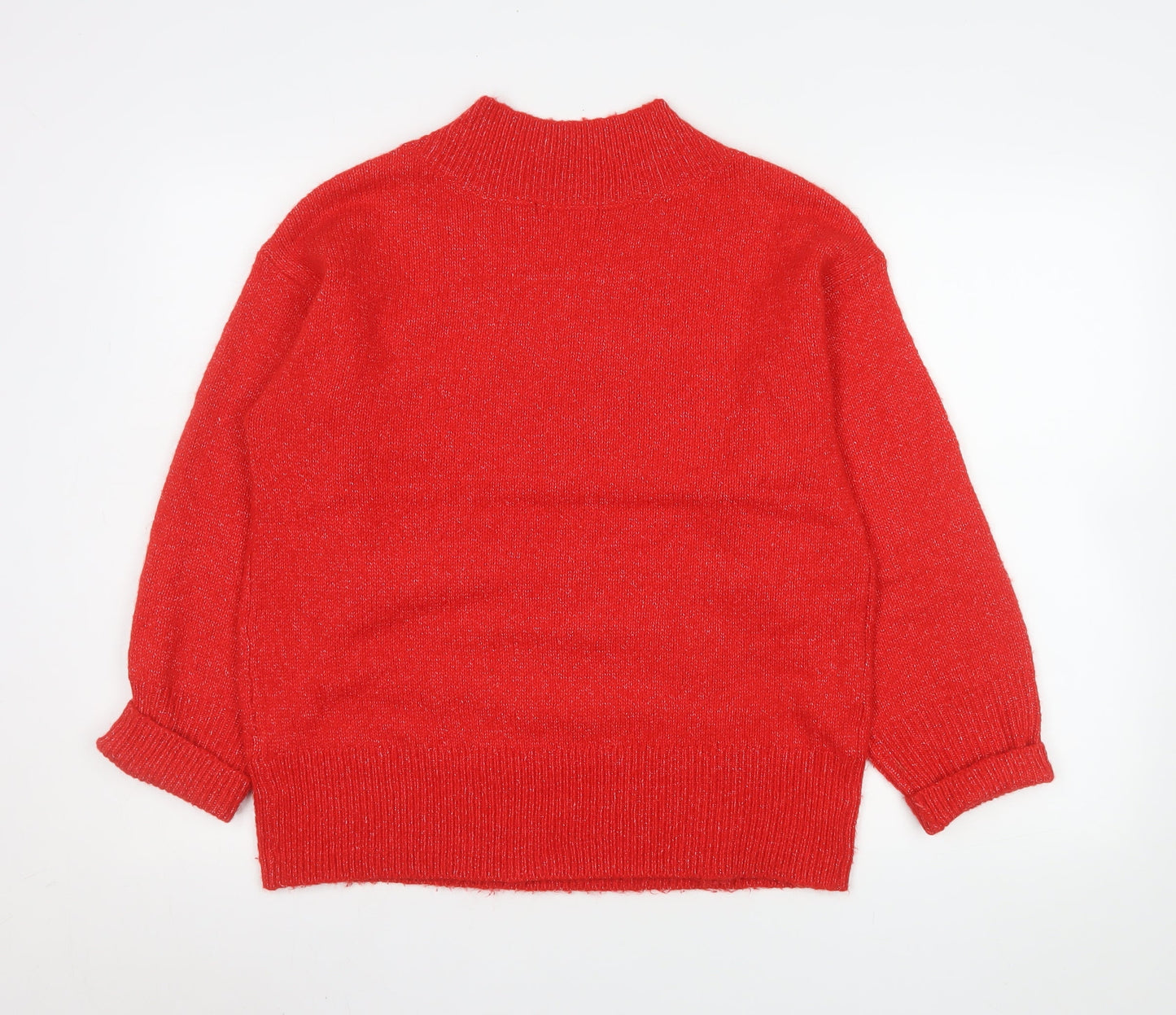 Womens UK Size XS Dunnes Stores Red Pullover Jumper