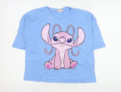 Girls UK Size 13-14 Years Primark Blue Basic T-Shirt