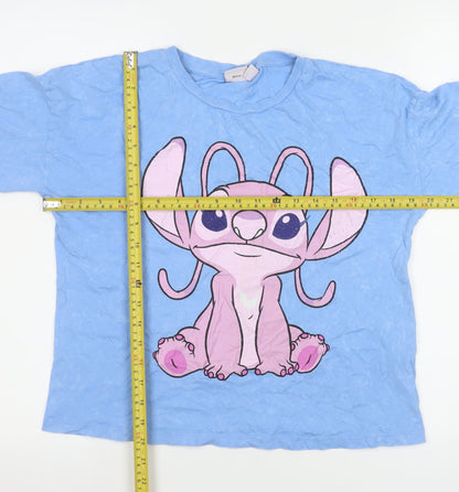 Girls UK Size 13-14 Years Primark Blue Basic T-Shirt