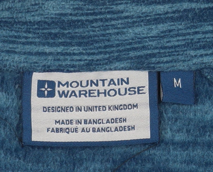 Mens UK Size M Mountain Warehouse Blue Full Zip Sweatshirt