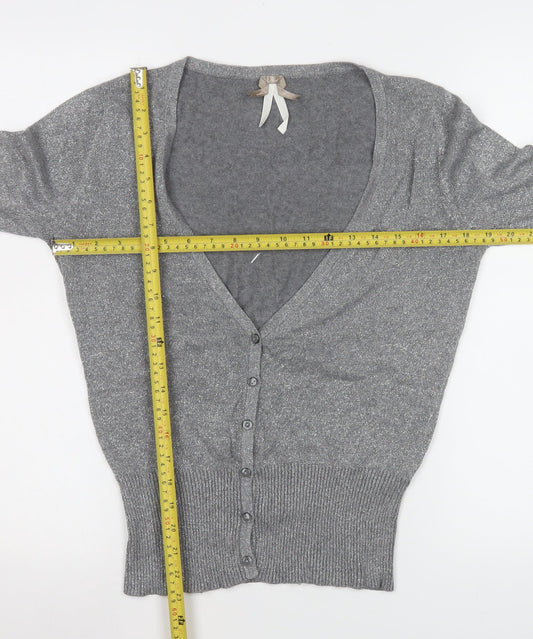 Womens UK Size 14 NEXT Grey Cardigan Jumper