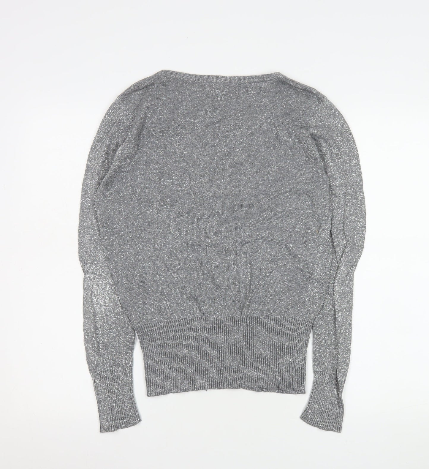 Womens UK Size 14 NEXT Grey Cardigan Jumper