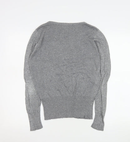 Womens UK Size 14 NEXT Grey Cardigan Jumper