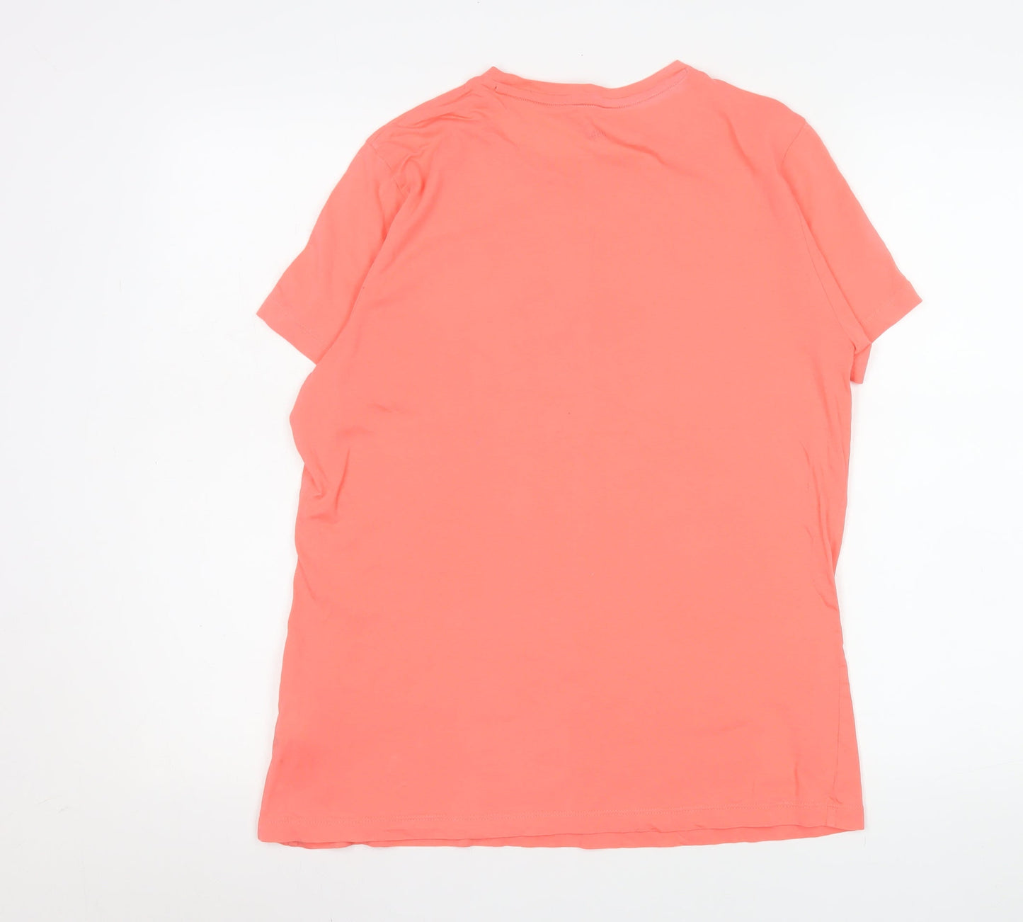 Womens UK Size L PUMA Pink Basic T-Shirt