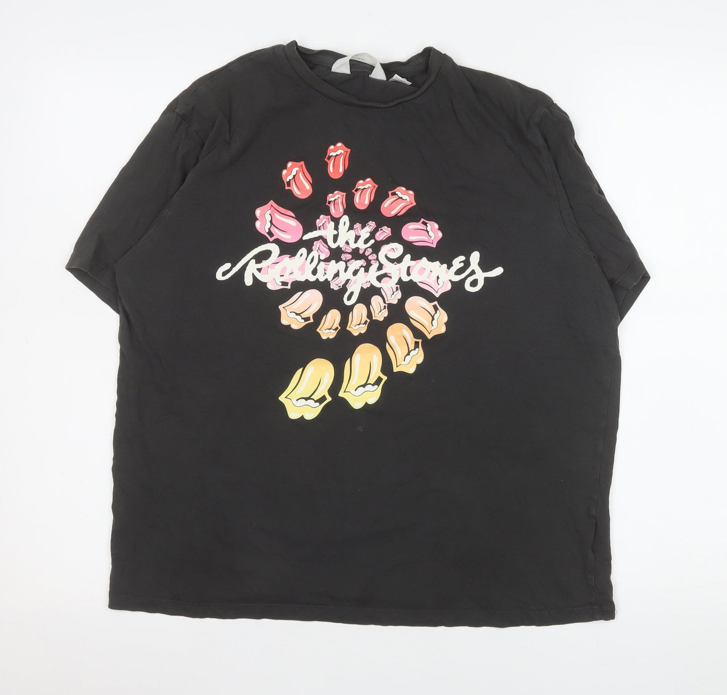 Girls UK Size 14 Years H&M Black Basic T-Shirt