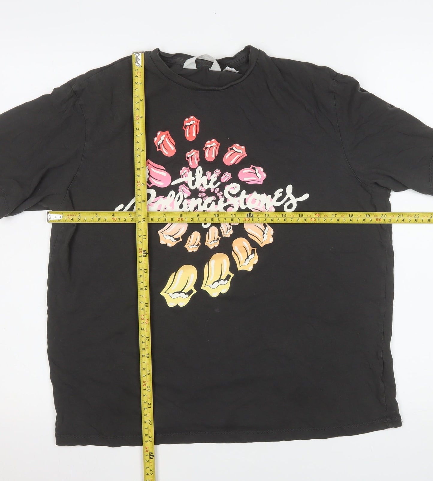 Girls UK Size 14 Years H&M Black Basic T-Shirt