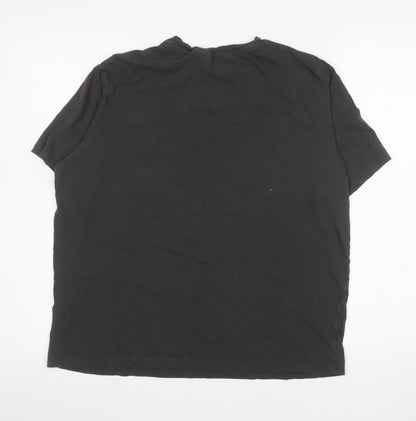 Girls UK Size 14 Years H&M Black Basic T-Shirt