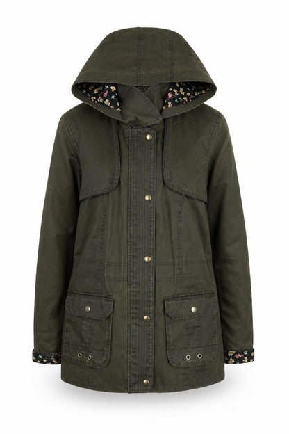 Womens UK Size 10 George Green Parka Coat
