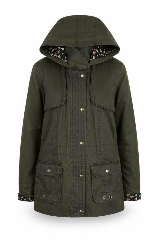 Womens UK Size 10 George Green Parka Coat