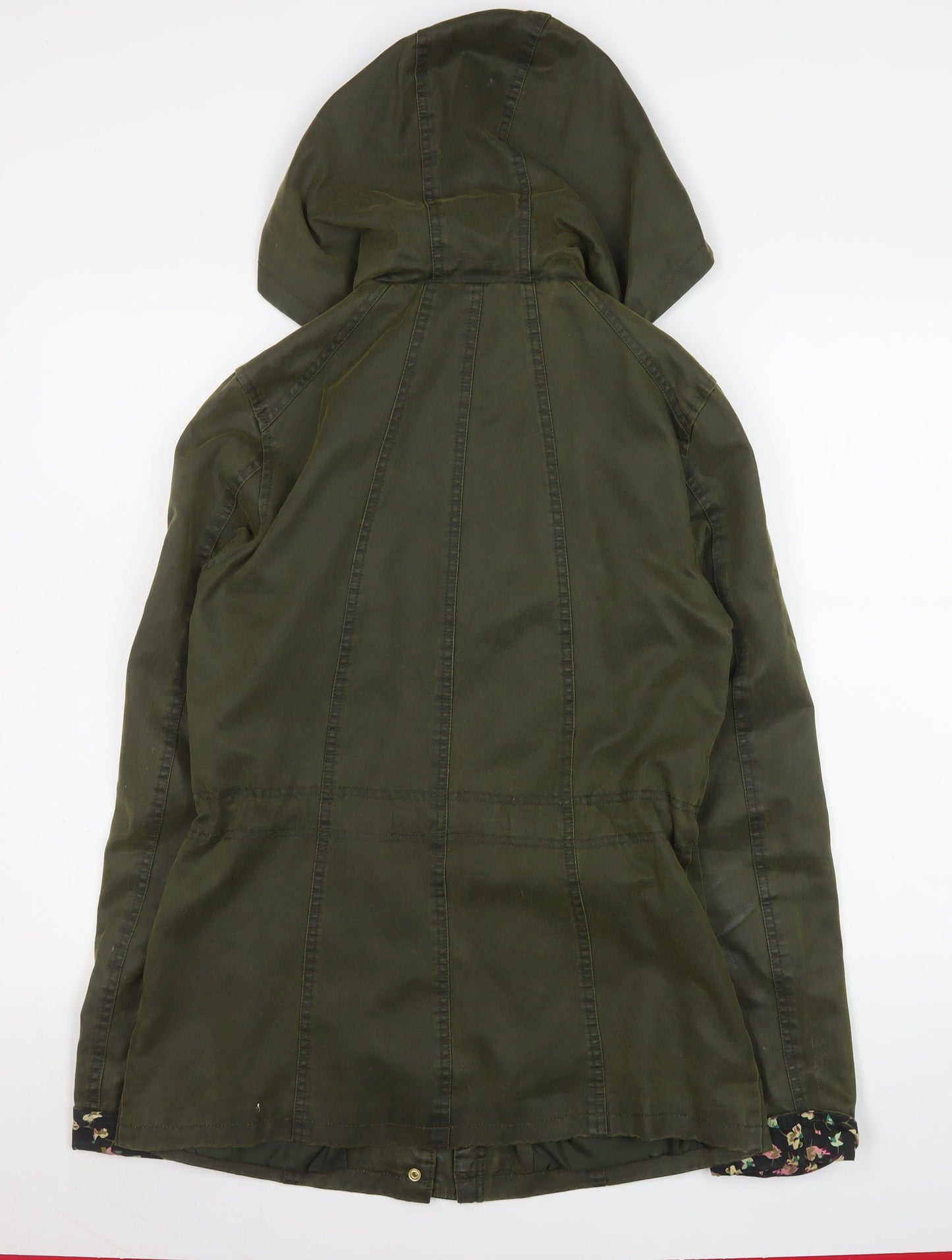 Womens UK Size 10 George Green Parka Coat