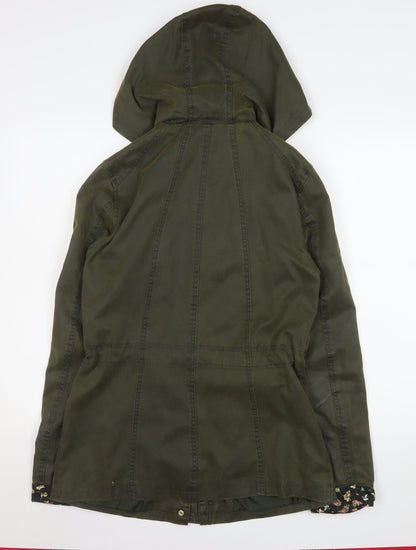 Womens UK Size 10 George Green Parka Coat