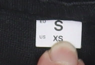 Mens UK Size S HUH Black  T-Shirt