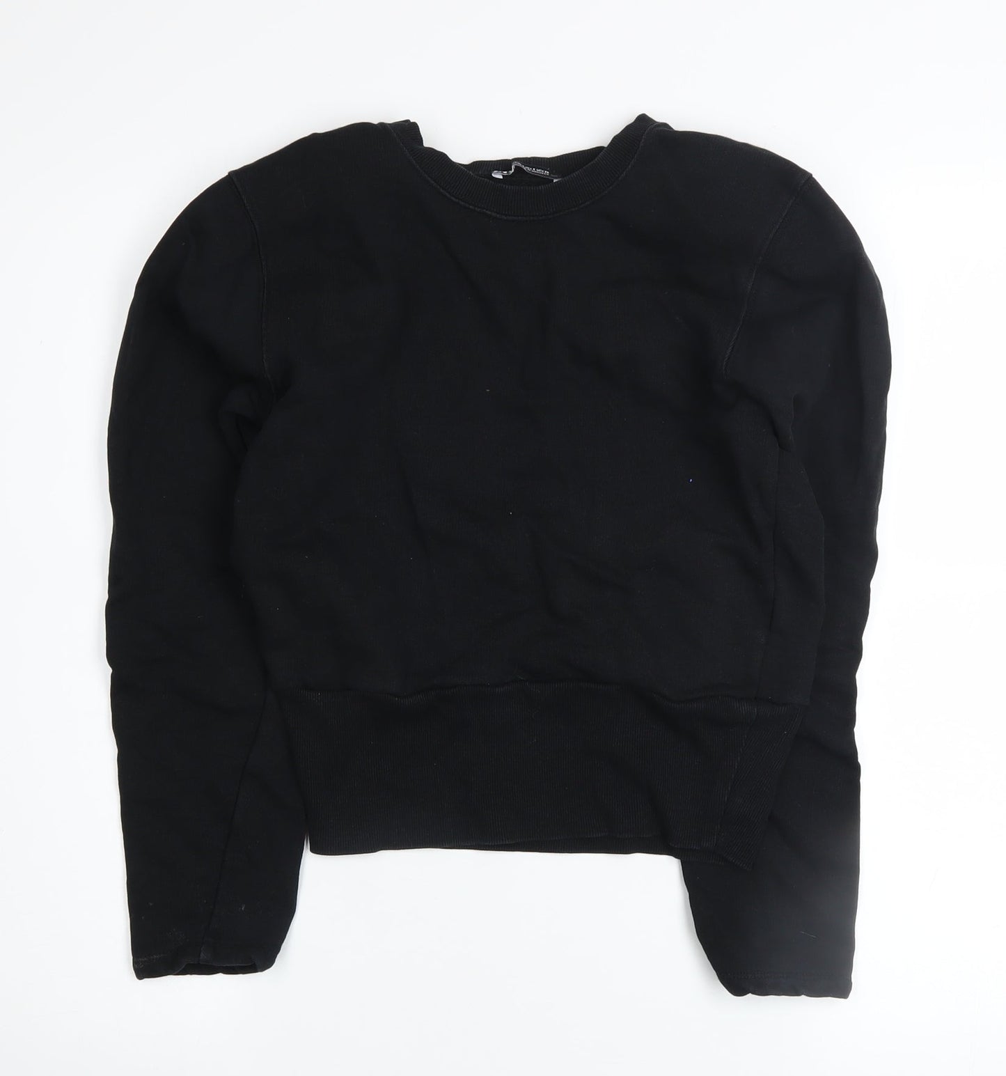 Womens UK Size 8 Zara Black Pullover Jumper