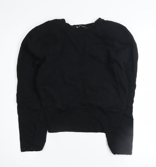 Womens UK Size 8 Zara Black Pullover Jumper