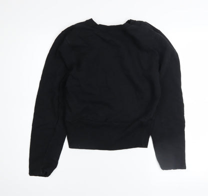 Womens UK Size 8 Zara Black Pullover Jumper