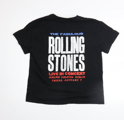 Mens UK Size S H&M Black  T-Shirt