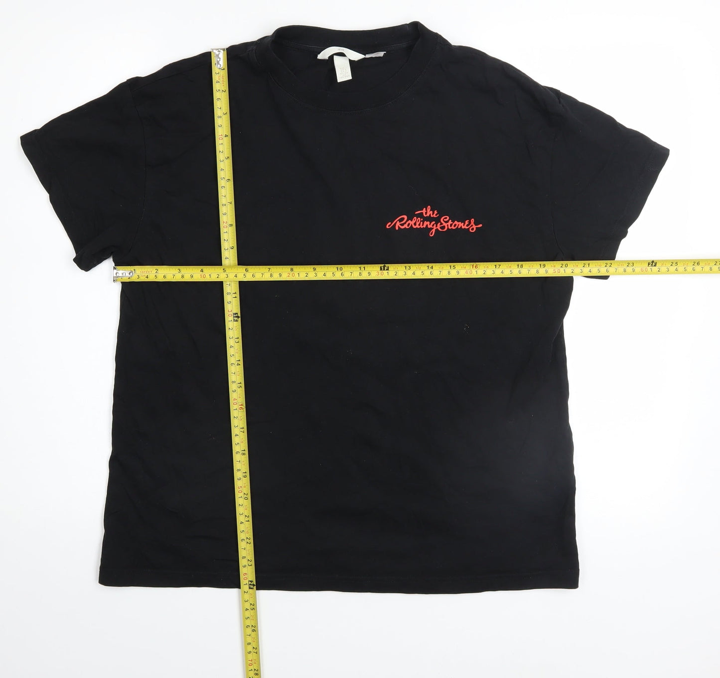 Mens UK Size S H&M Black  T-Shirt