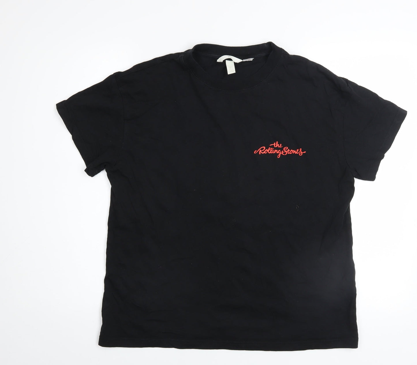 Mens UK Size S H&M Black  T-Shirt