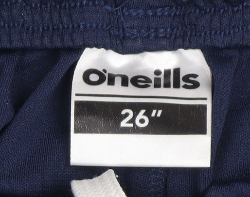 O'Neill Boys Blue 26in Athletic Shorts Drawstring Waist Polyester