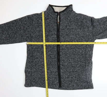 Mens UK Size XL Charles Norton Grey Full Zip Sweatshirt