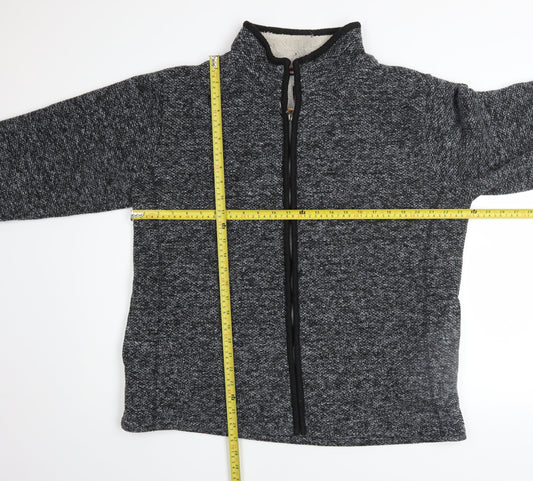 Mens UK Size XL Charles Norton Grey Full Zip Sweatshirt