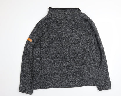 Mens UK Size XL Charles Norton Grey Full Zip Sweatshirt