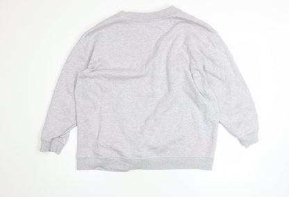Womens UK Size 16 Harvard Grey Pullover Sweatshirt