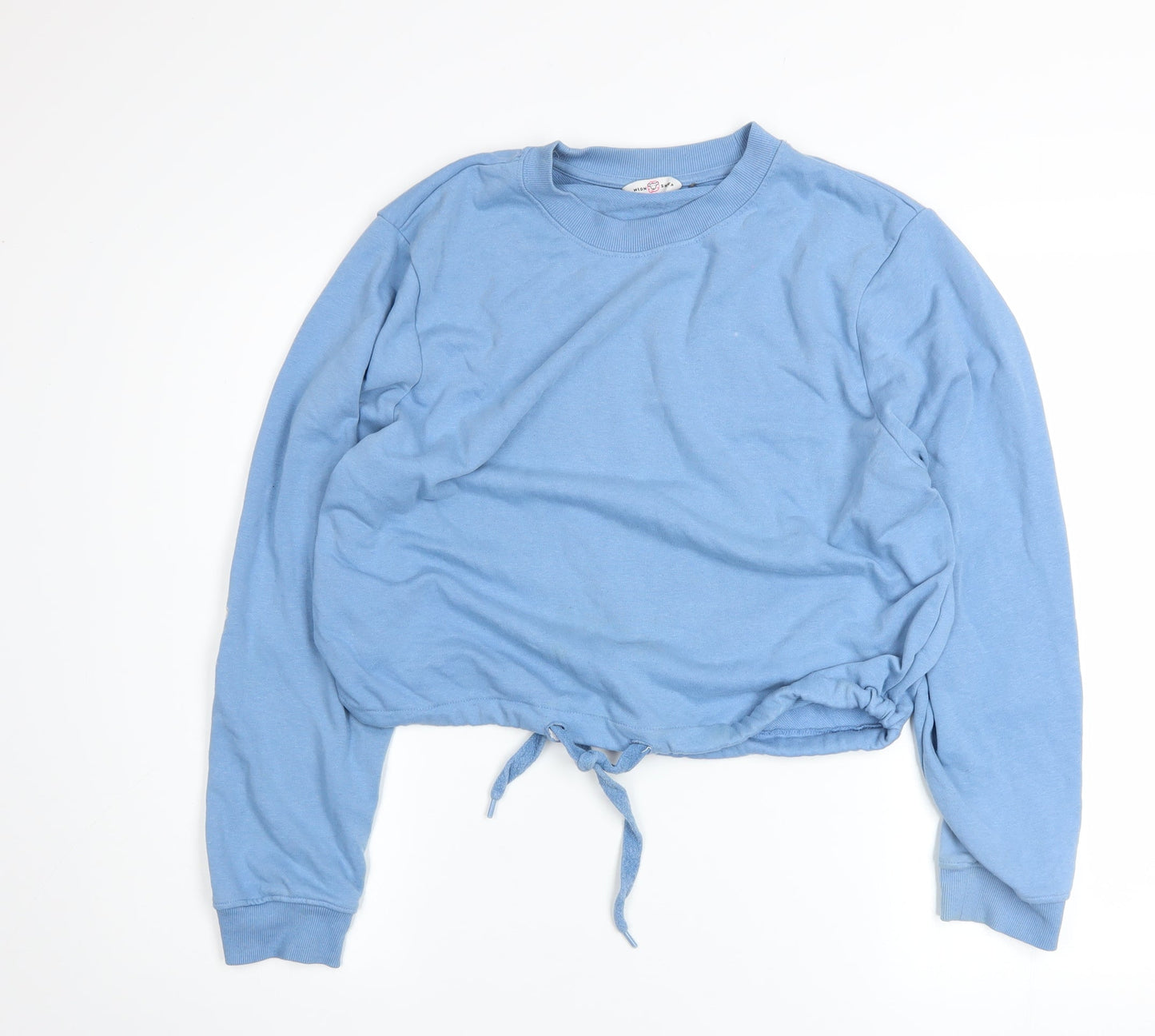 Womens UK Size M Neon Sheep Blue Pullover Sweatshirt