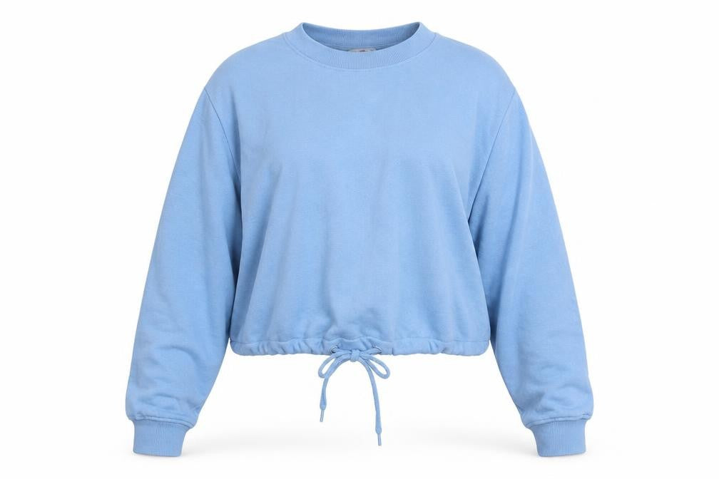 Womens UK Size M Neon Sheep Blue Pullover Sweatshirt