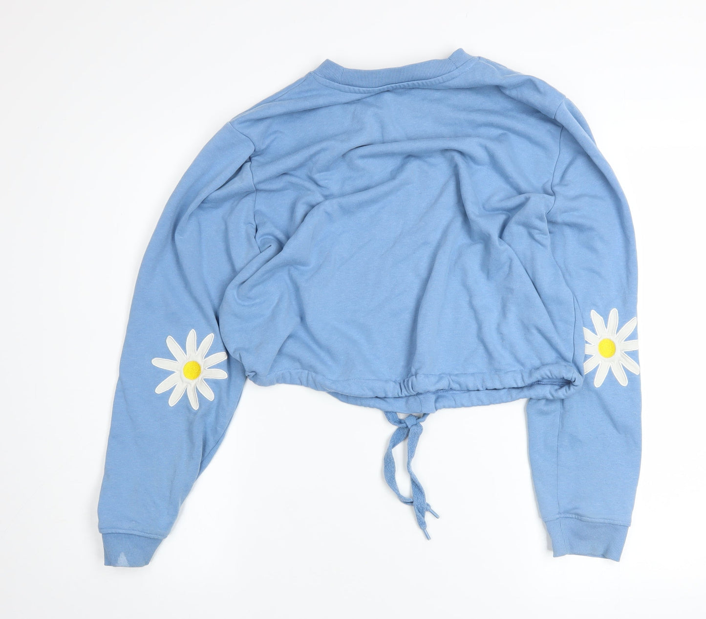 Womens UK Size M Neon Sheep Blue Pullover Sweatshirt