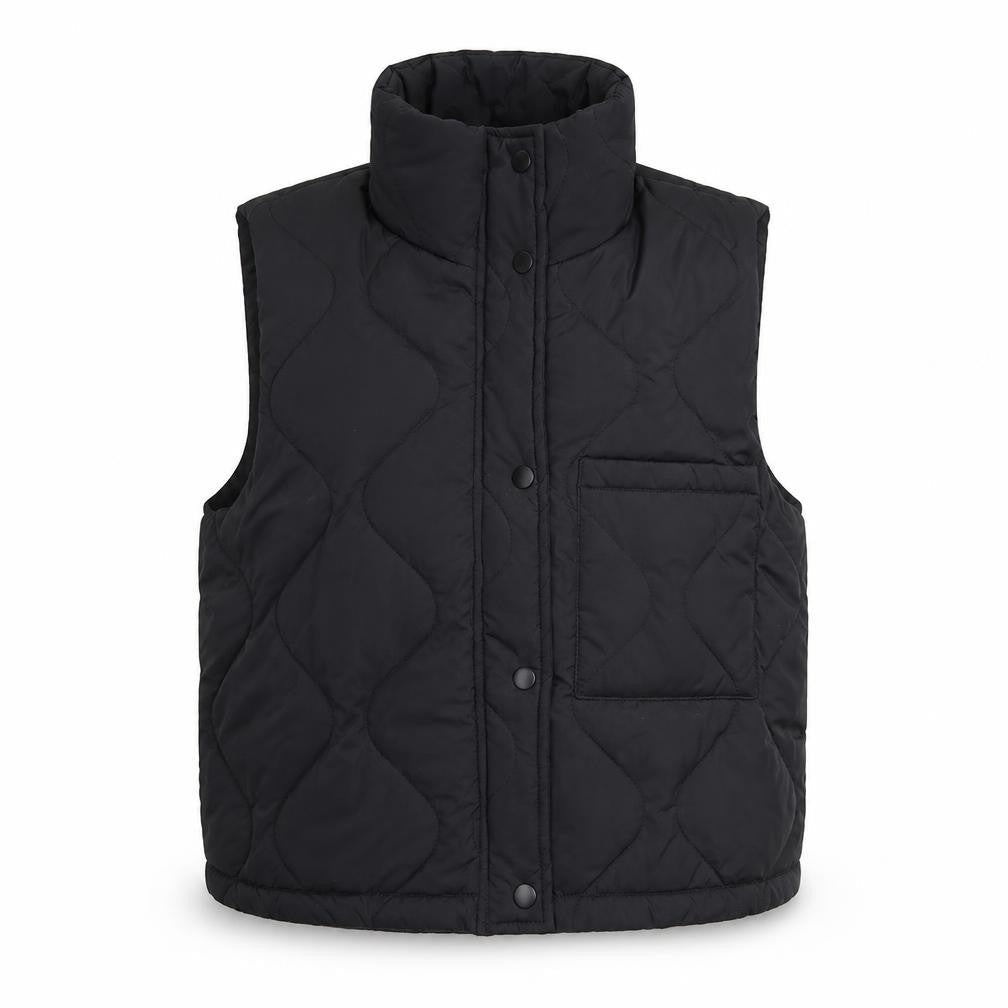 Womens UK Size 12 POET ROMANCE Black Quilted Coat