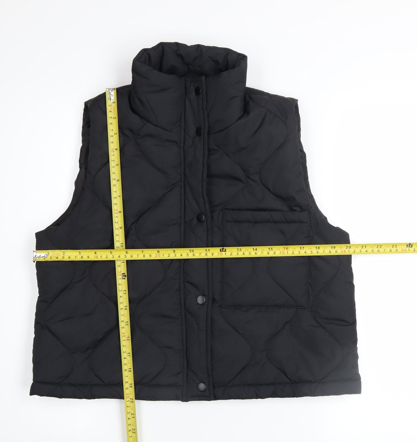 Womens UK Size 12 POET ROMANCE Black Quilted Coat