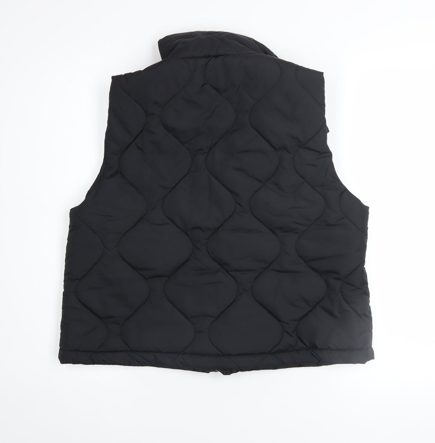 Womens UK Size 12 POET ROMANCE Black Quilted Coat