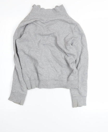 United Colors of Benetton Boys Grey Full Zip Sweatshirt 8-9 Years Cotton Blend