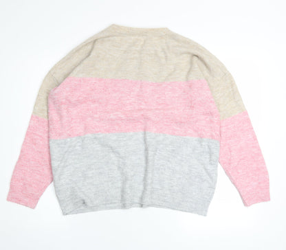 Womens UK Size 16 Bonmarché Multicoloured Pullover Jumper