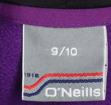 Girls UK Size 9-10 Years O'Neills Black Pullover Hoodie