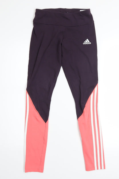 Womens UK Size XS adidas Slim Fit Leggings Multicoloured Leggings