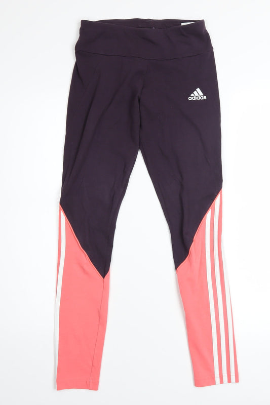 Womens UK Size XS adidas Slim Fit Leggings Multicoloured Leggings