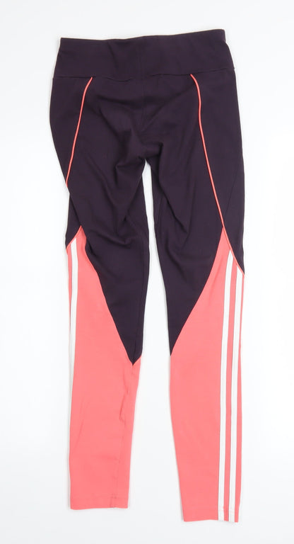 Womens UK Size XS adidas Slim Fit Leggings Multicoloured Leggings