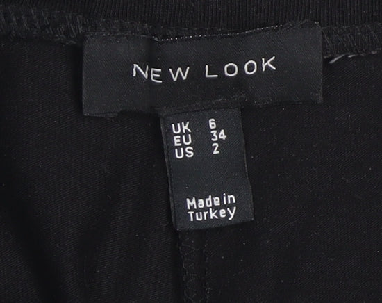 Womens UK Size 6 New Look  Ankle Black Leggings