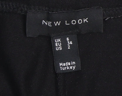 Womens UK Size 6 New Look  Ankle Black Leggings
