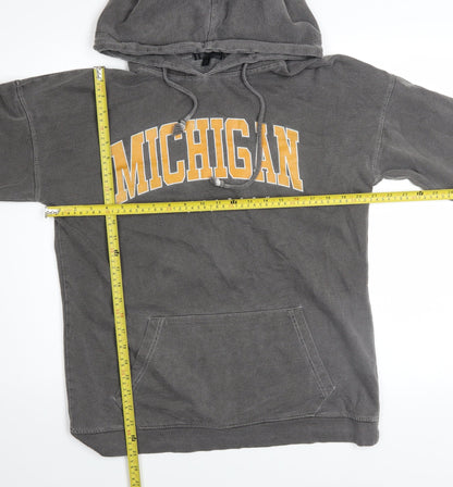 Womens UK Size 8 Missguided Grey Pullover Hoodie