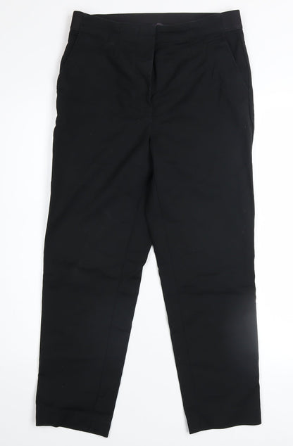 Womens UK Size 10 Marks and Spencer Slim Fit Business Casual Workwear Black Trou