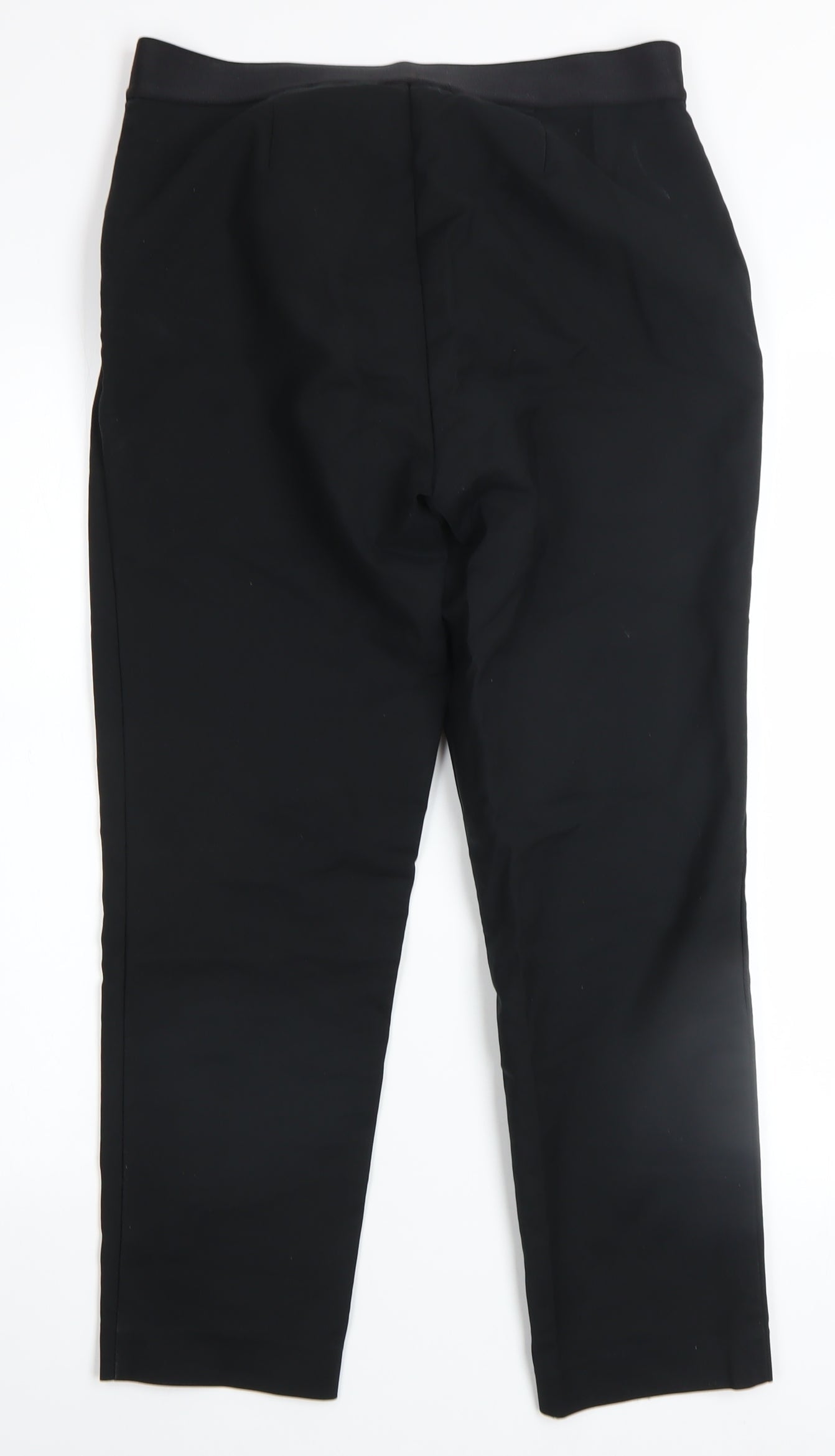 Womens UK Size 10 Marks and Spencer Slim Fit Business Casual Workwear Black Trou