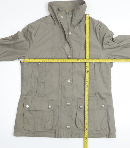 Womens UK Size 12 Marks and Spencer Green Anorak Coat