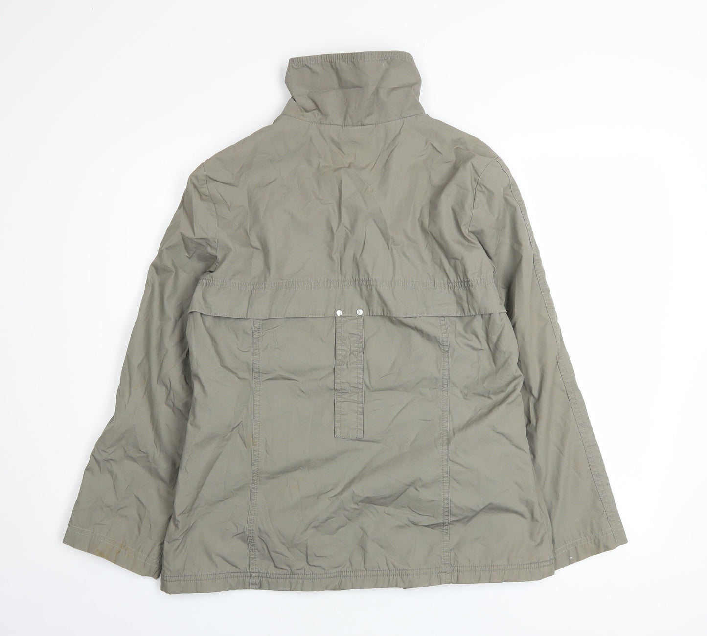 Womens UK Size 12 Marks and Spencer Green Anorak Coat