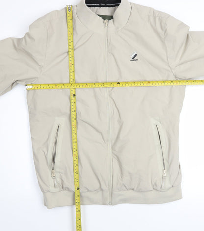 Mens UK Size M Superdry Beige Bomber Jacket