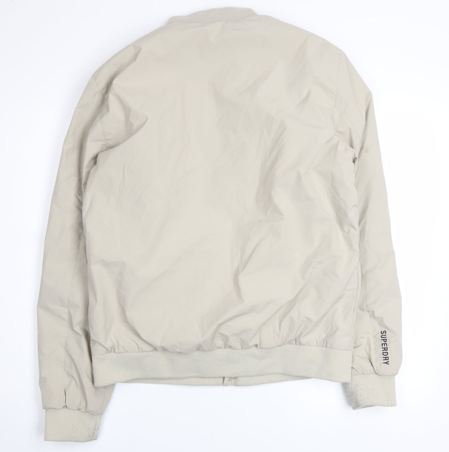 Mens UK Size M Superdry Beige Bomber Jacket