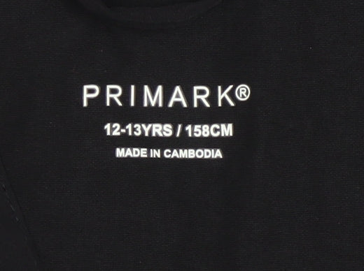 Boys UK Size 12-13 Years Primark Black Track Jacket